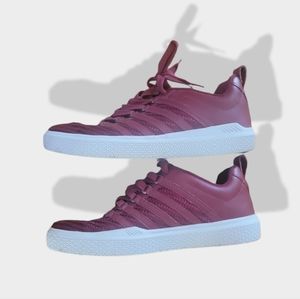 Men’s K•Swiss 05633-634 Red (Burgundy) Knit Woven Sneakers shoes Size 8.5